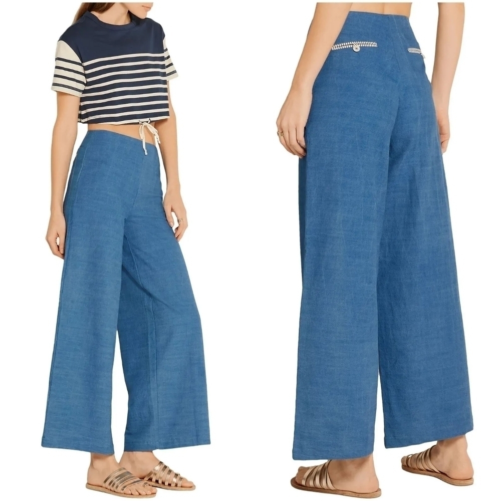 Solid & Striped Side Zip Pants size S NWT